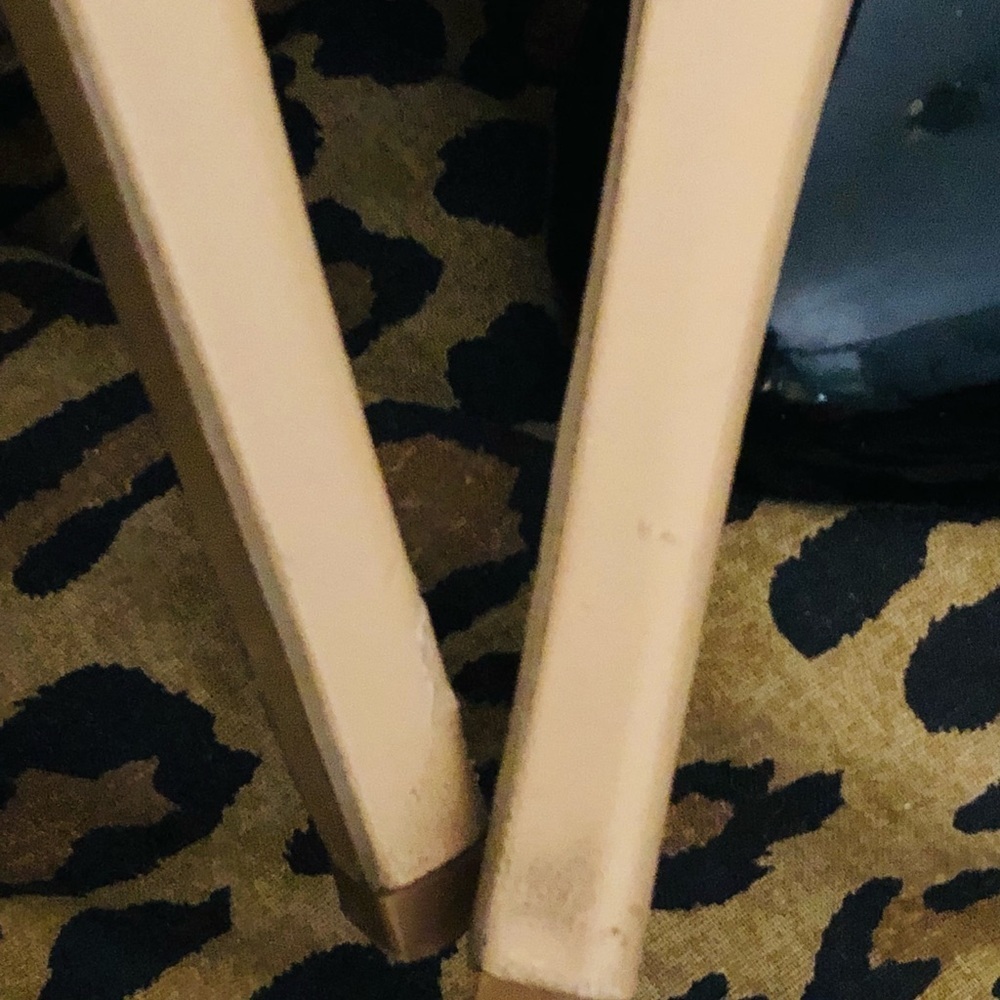 Nine West size 10 ivory / nude strappy heels with gold detail - Picture 8 of 12